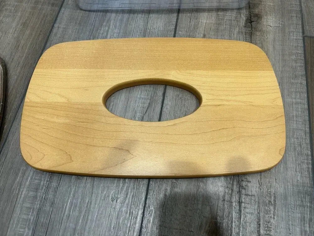 Longaberger Long Tissue Basket Lid Woodcrafts classic stain